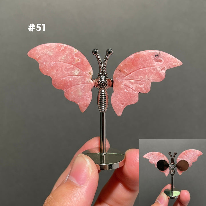 Unique,2.3"+Rhodochrosite Butterfly