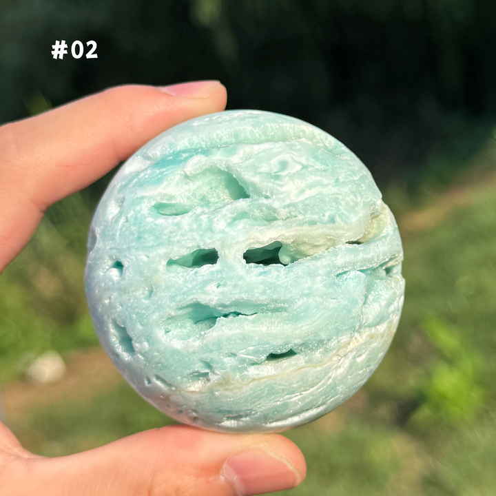 Unique,Hemimorphite Sphere