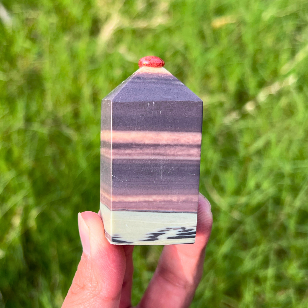 Natural Sericite Phyllite Point