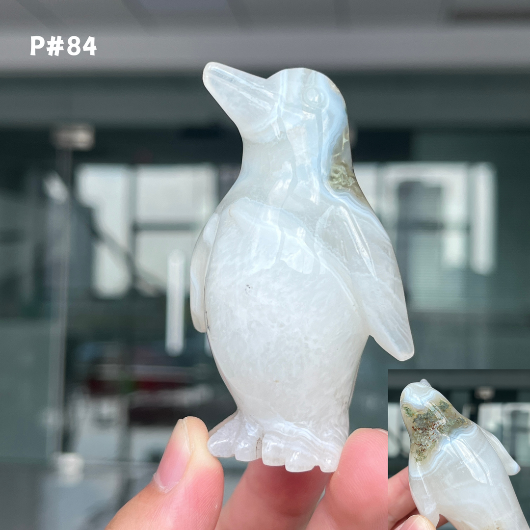 Unique, Agate Geode Penguin