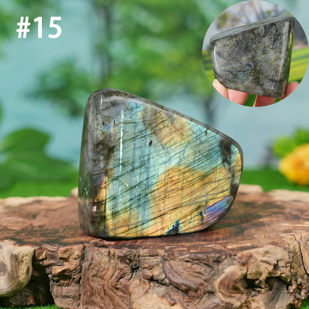 Unique, Natural Labradorite Freeform