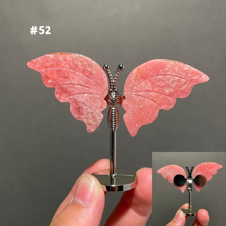 Unique,2.3"+Rhodochrosite Butterfly