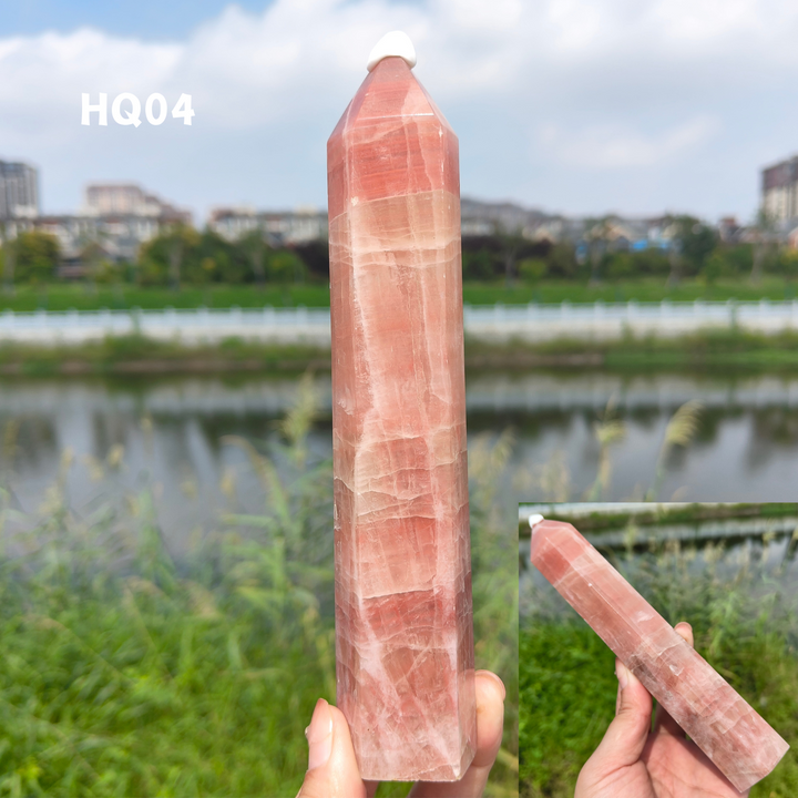 Unique,Red Calcite Point