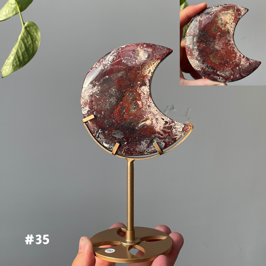 Unique, Mexican Agate Moon