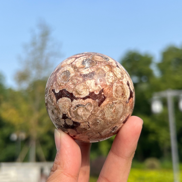 Natural Dragon Eye Agate Sphere