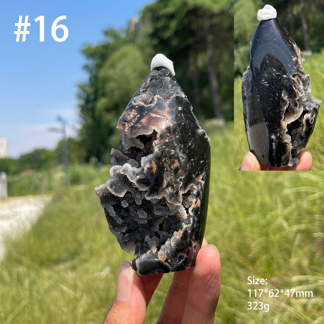 Unique,Natural Natural Sphalerite Teardrop
