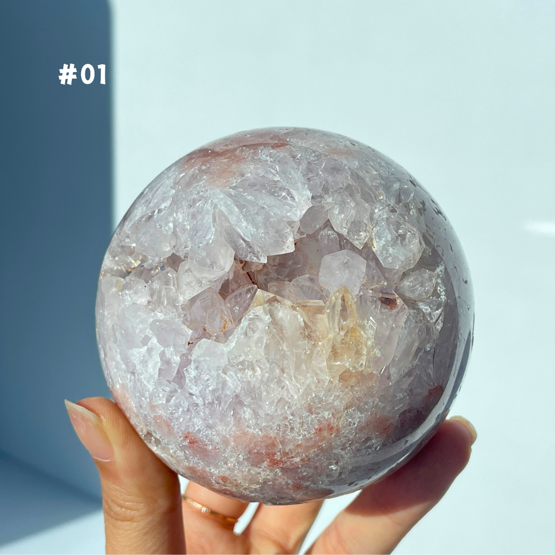 Big Sale,Pink Amethyst Sphere