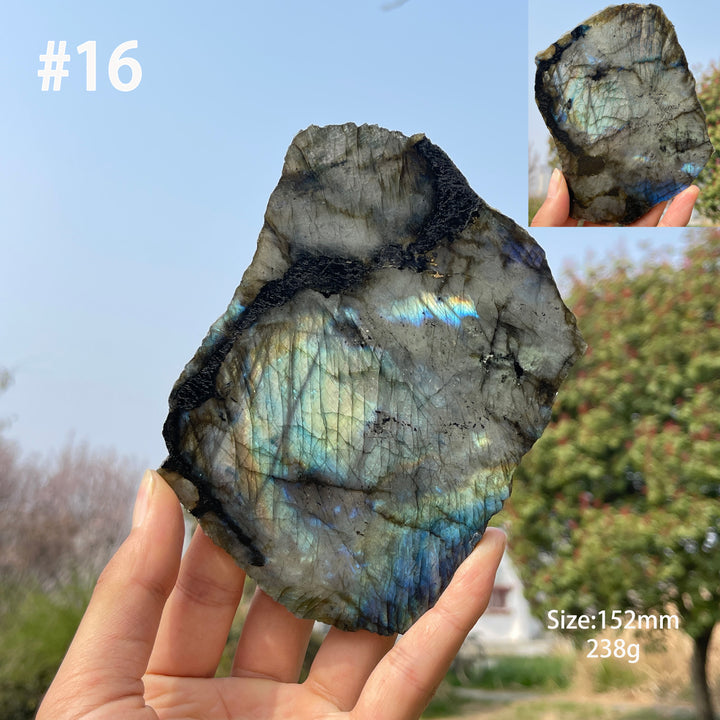 Unique,Natural Labradorite Slice