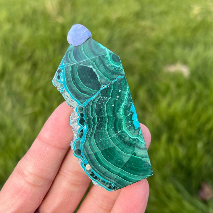 Natural Malachite Point