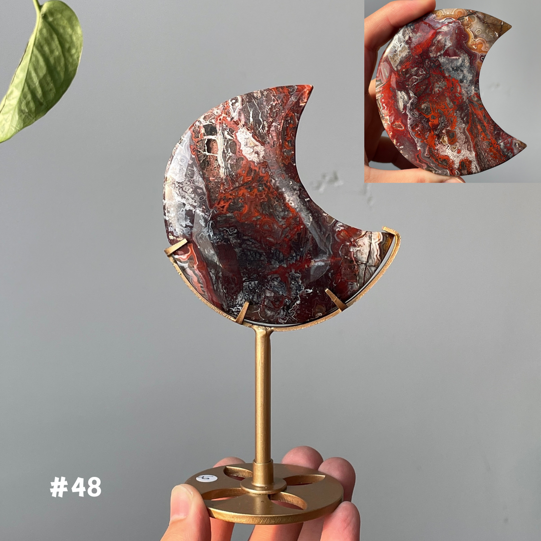 Unique, Mexican Agate Moon