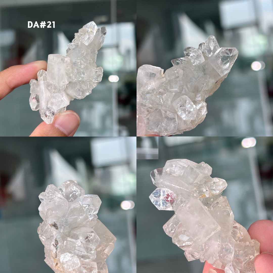 Unique, Diamond Apophyllite w/ Pink Zeolite Var.Stilbite