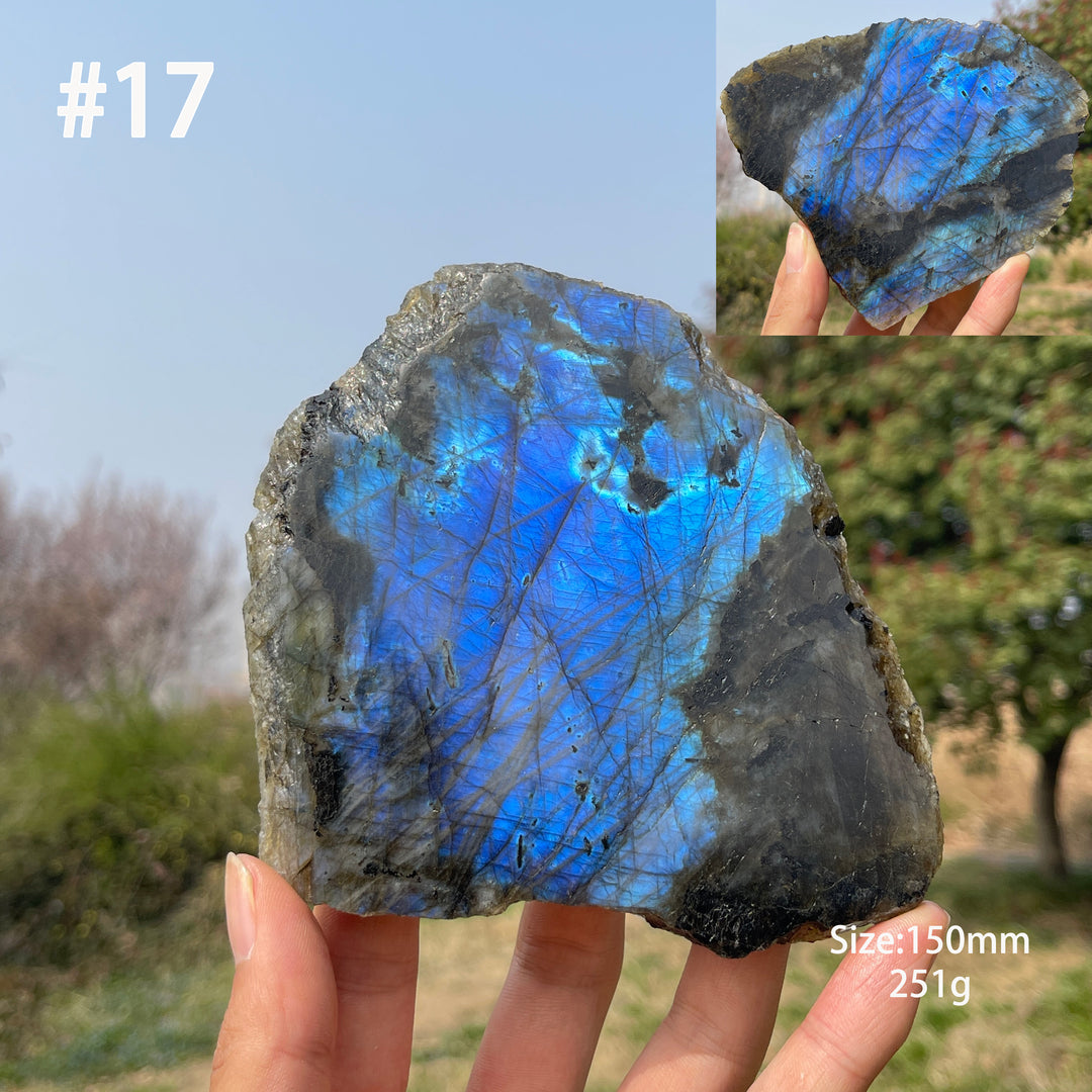 Unique,Natural Labradorite Slice