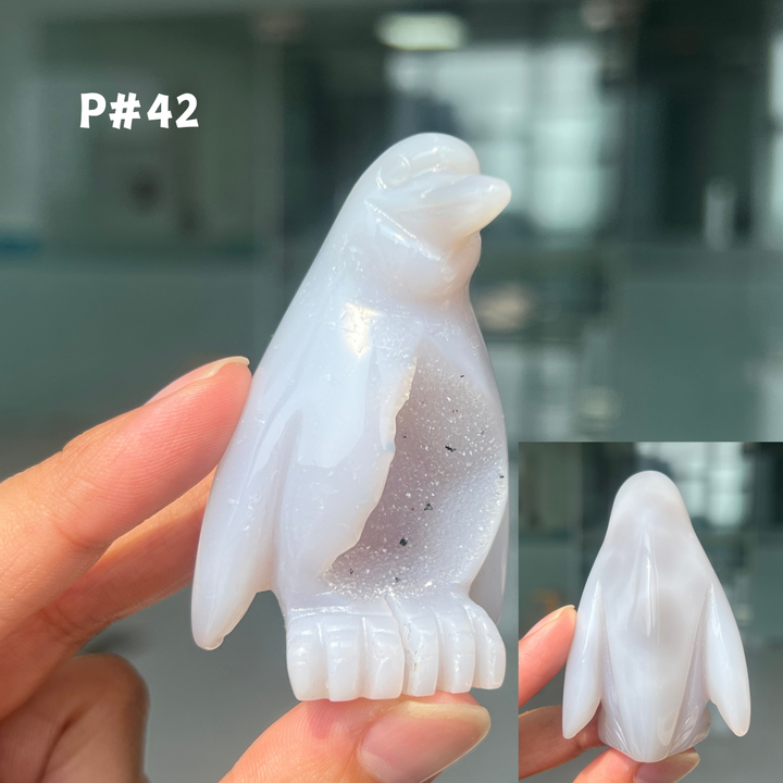 Unique, Agate Geode Penguin