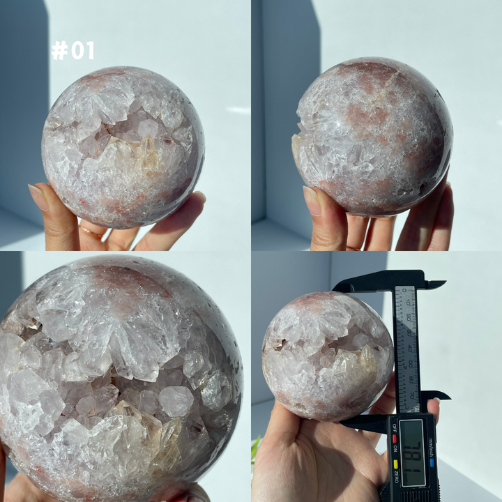 Big Sale,Pink Amethyst Sphere