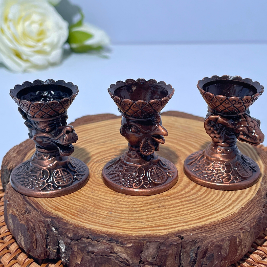 12 Zodiac Animal Metal Sphere Holder