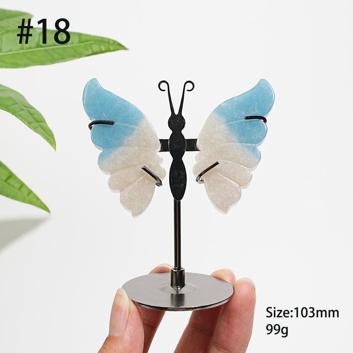 Unique,Natural Trolleite Butterfly Wings Display