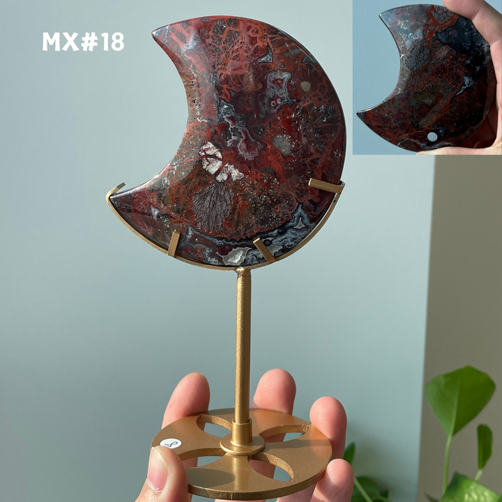 Unique, Mexican Agate Moon