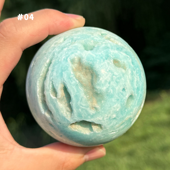Unique,Hemimorphite Sphere