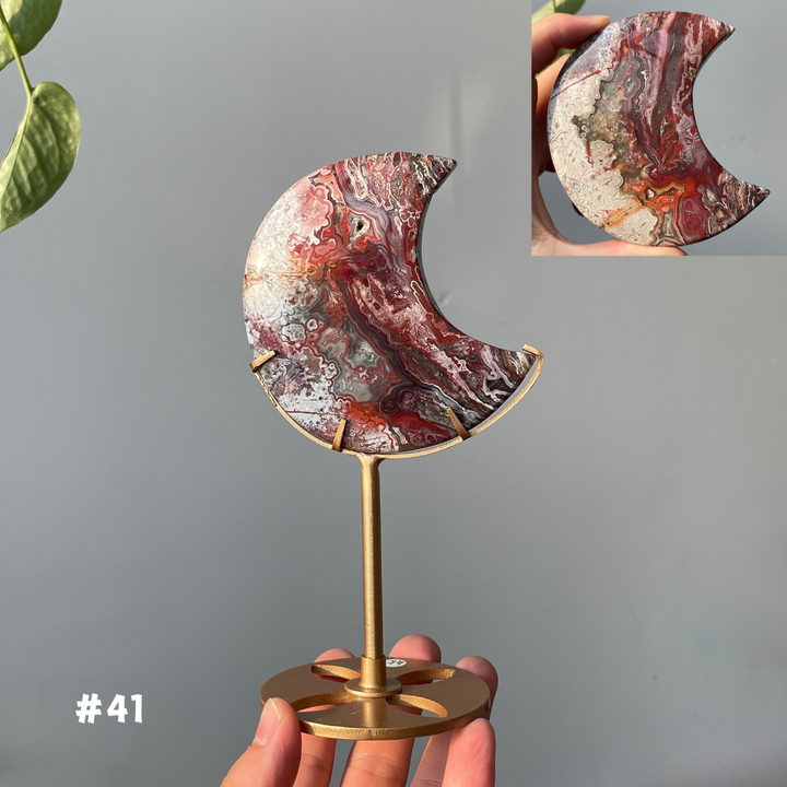 Unique, Mexican Agate Moon