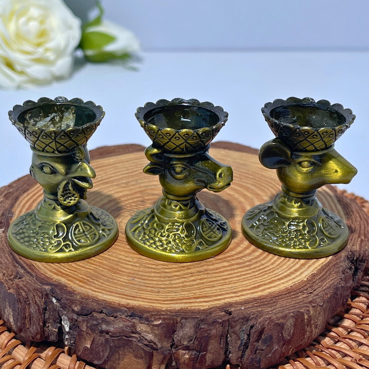 12 Zodiac Animal Metal Sphere Holder