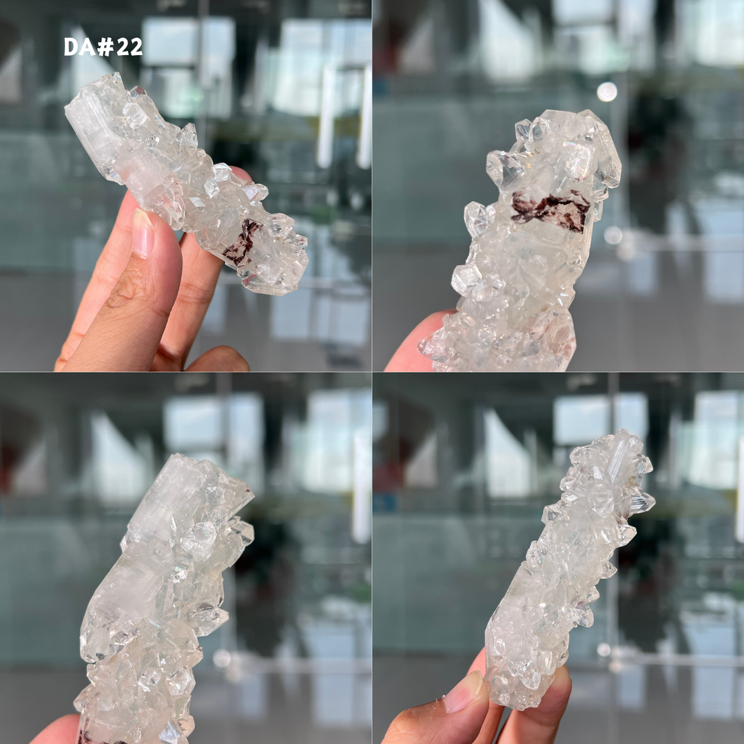 Unique, Diamond Apophyllite w/ Pink Zeolite Var.Stilbite