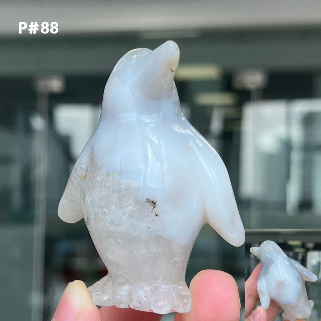 Unique, Agate Geode Penguin