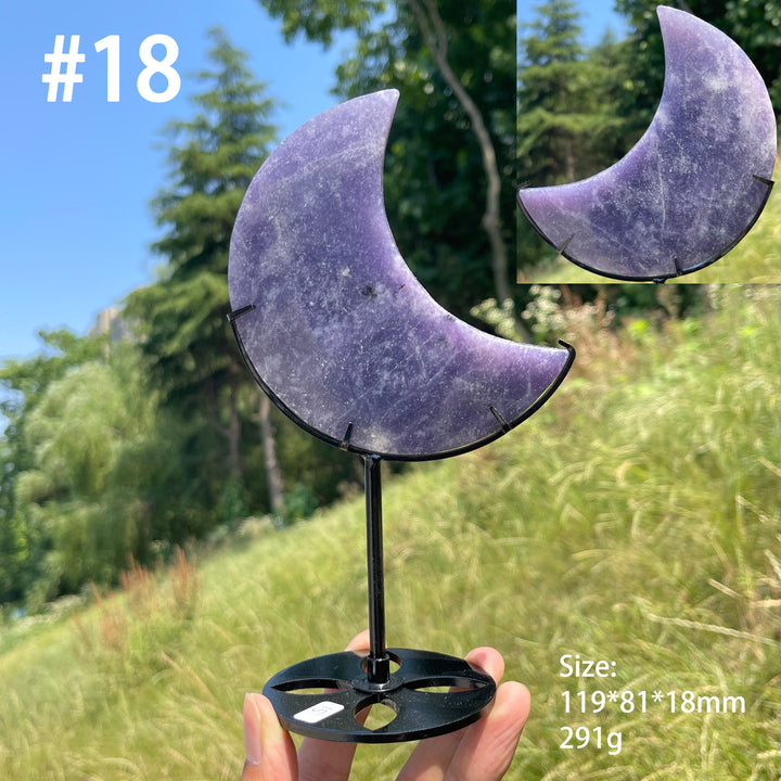 Unique,Natural Lepidolite Moon
