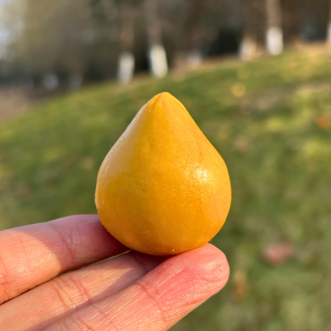Natural Crystal Food And Fruit Model Pomelo Carving