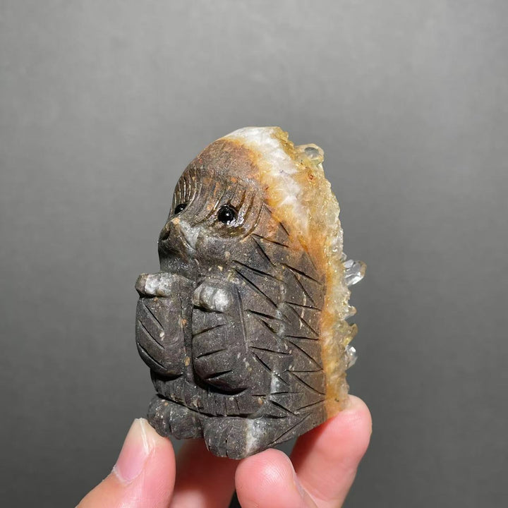 Chrysanthemum Quartz Cluster Hedgehog