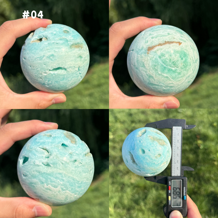 Unique,Hemimorphite Sphere