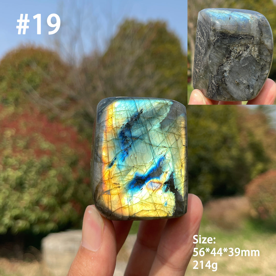 Unique,Natural Crystal Labradorite Ornament