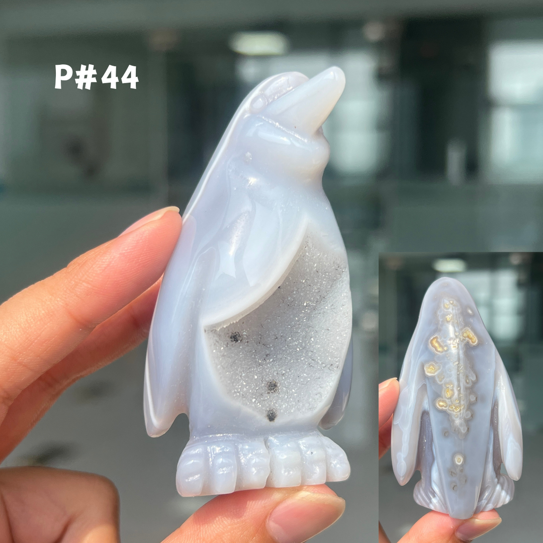 Unique, Agate Geode Penguin