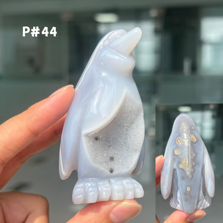 Unique, Agate Geode Penguin