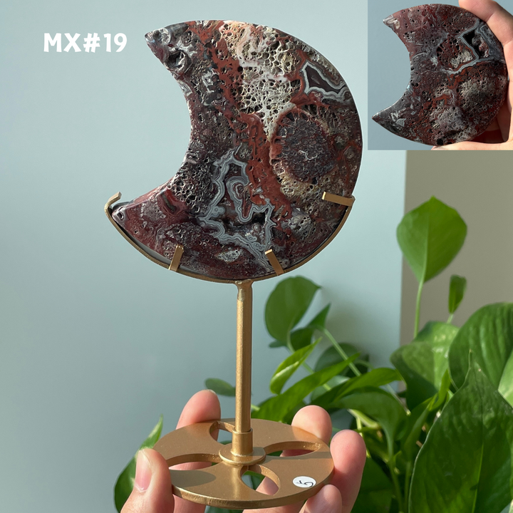 Unique, Mexican Agate Moon