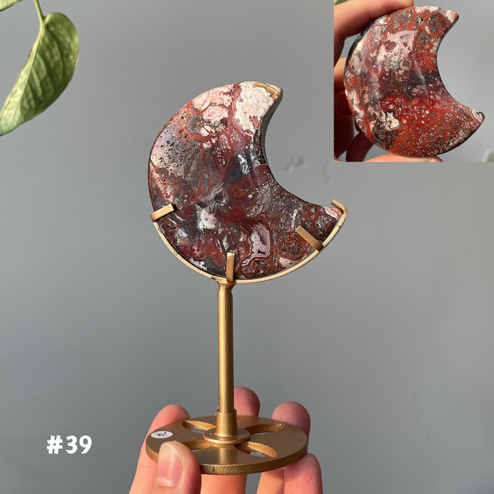 Unique, Mexican Agate Moon