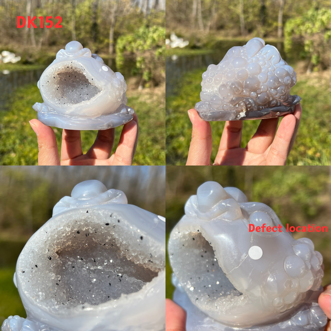 Agate Geode Toad