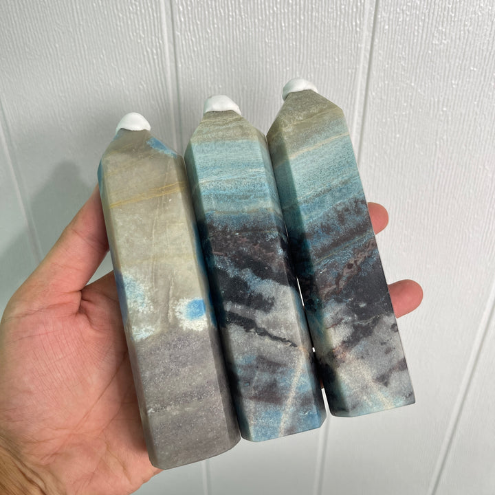 Natural Crystal Trolleite Tower Point