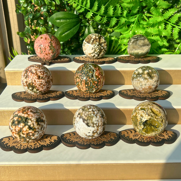 5th Vein Ocean Jasper Sphere