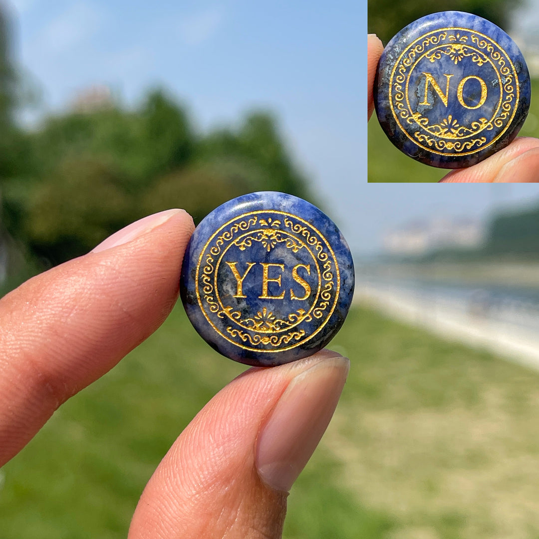 Natural Crystal Decision Coin