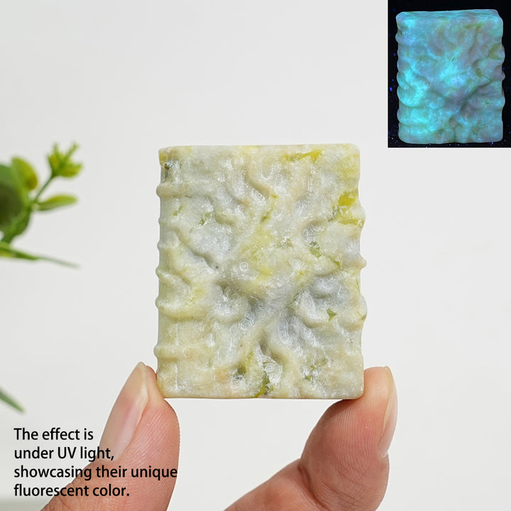 Natural Crystal Carving Magic Book