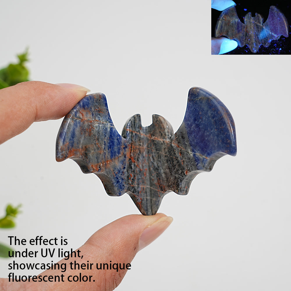 Natural Crystal Carving Delicate 3D Bat