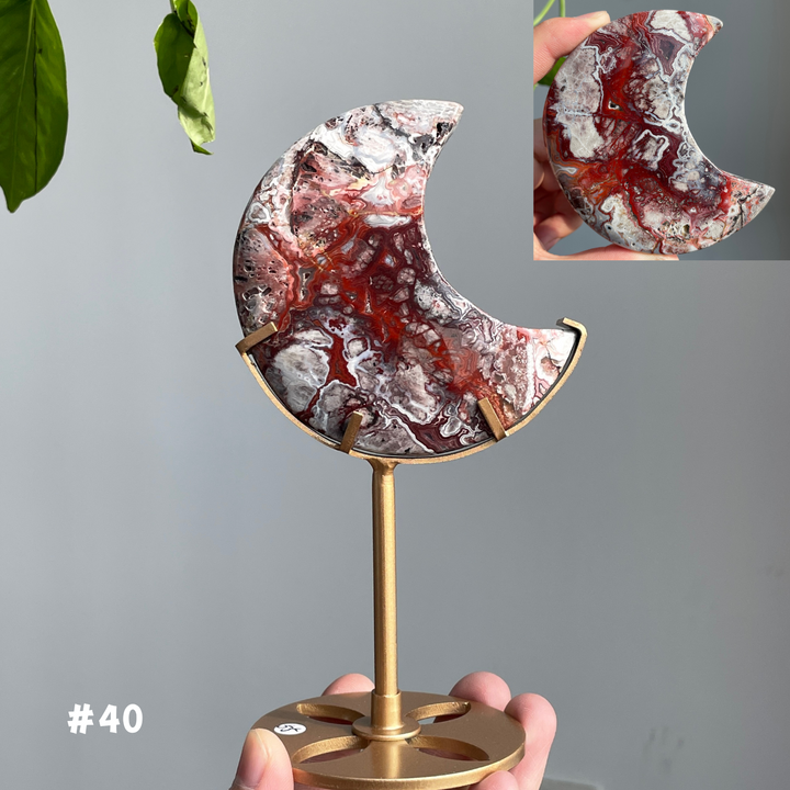 Unique, Mexican Agate Moon