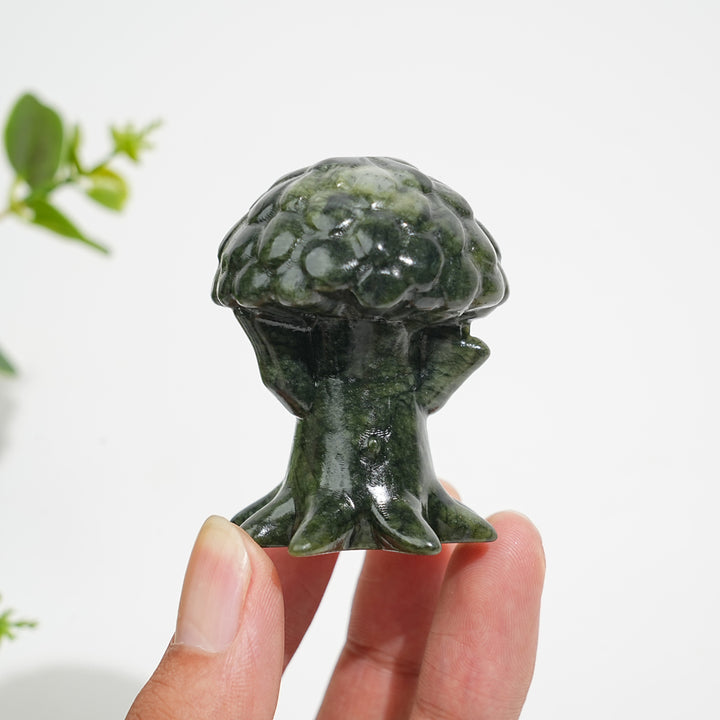 Natural Crystal Carving Serpentine Tree Spirit