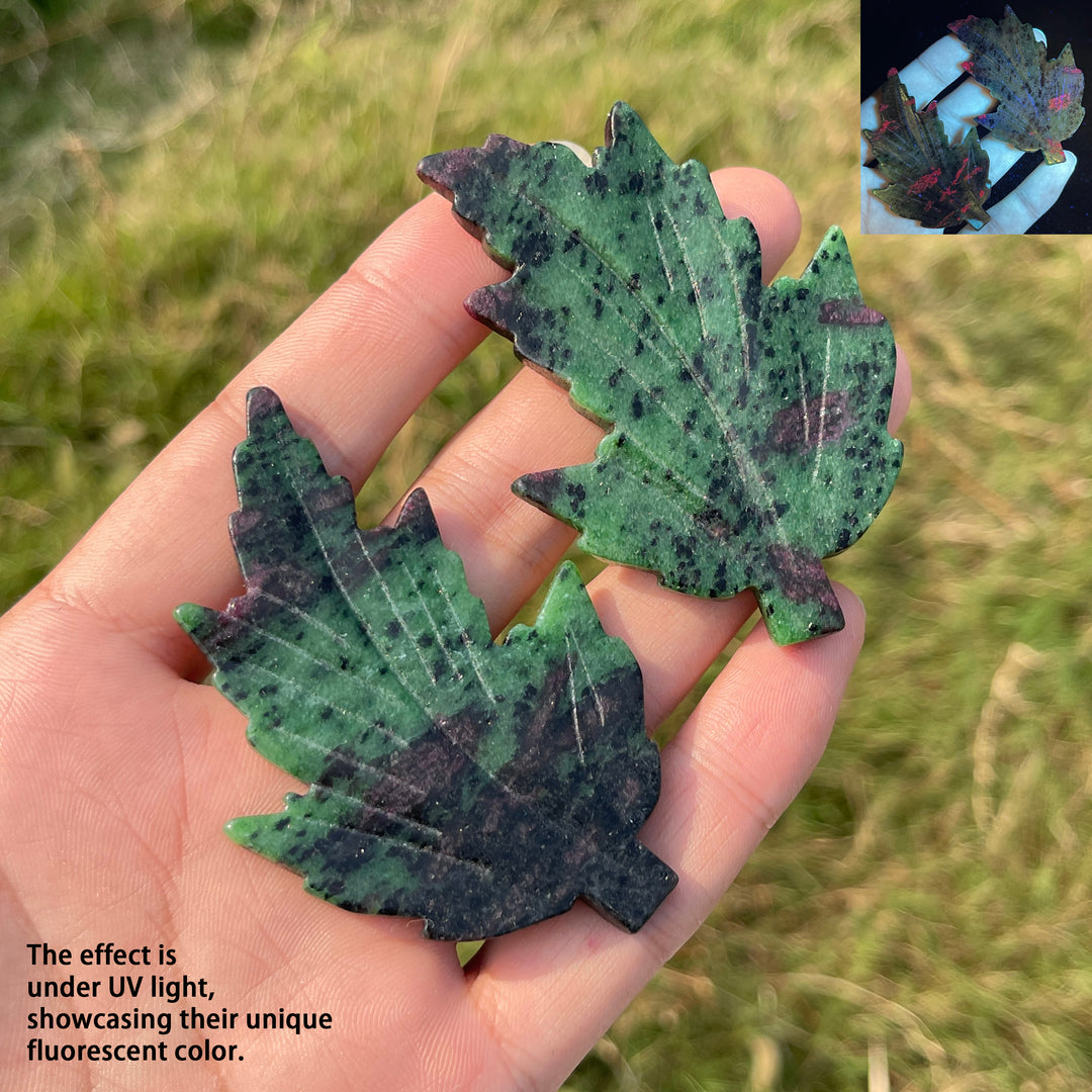 Natural Crystal Delicate Maple Leaf