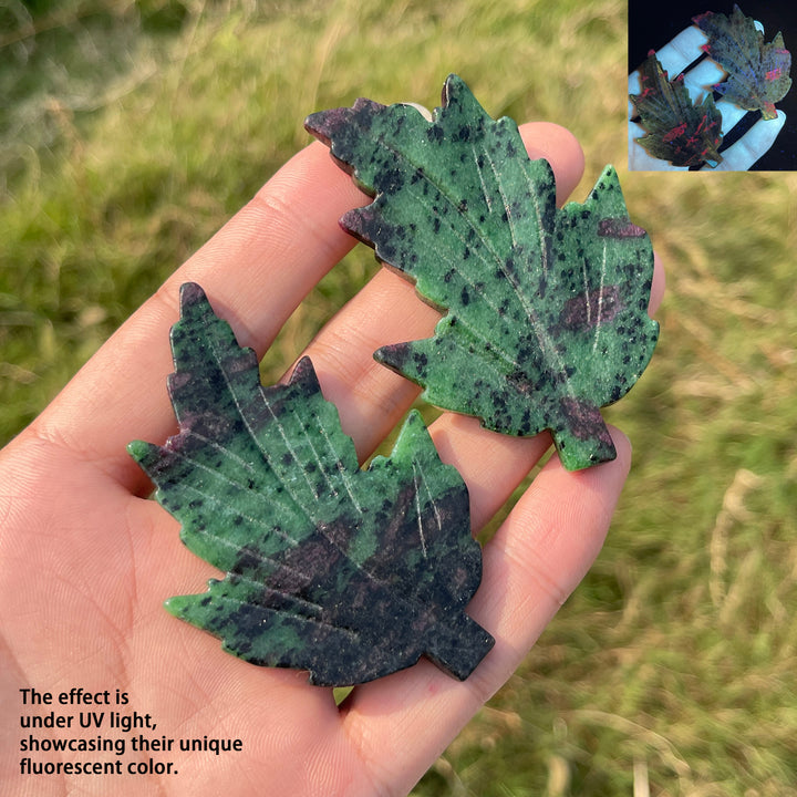 Natural Crystal Delicate Maple Leaf