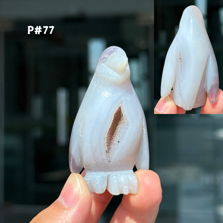 Unique, Agate Geode Penguin