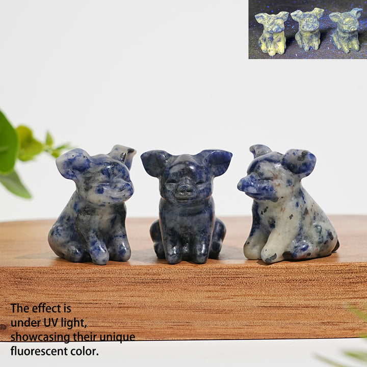 Natural Crystal Mixed Material Sleeping Pig