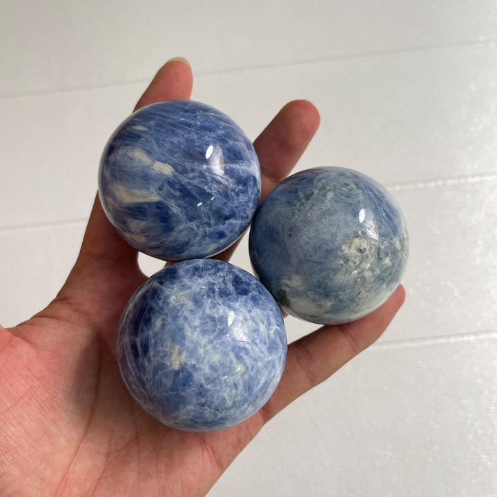 Natural Crystal Blue Kyanite Sphere