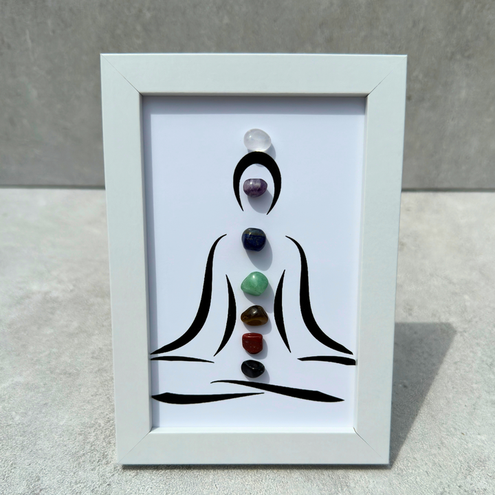 Yoga Chakra Crystal Photo Frame