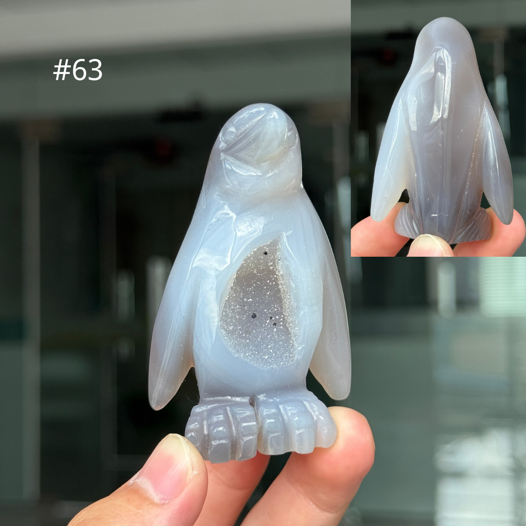 Unique, Agate Geode Penguin